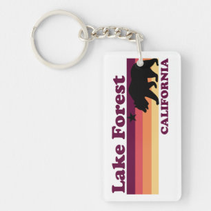 Vintage Lake Forest California Keychain
