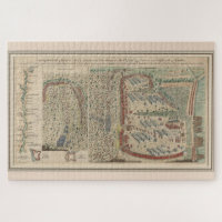 Vintage Lake George French and Indian War Map