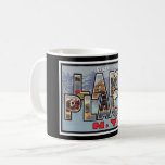 Vintage Lake Placid NY Mug<br><div class="desc">A stunning vintage postcard greeting from Lake Placid, New York. If you prefer a different colour background on the mug it's easy to change it!</div>