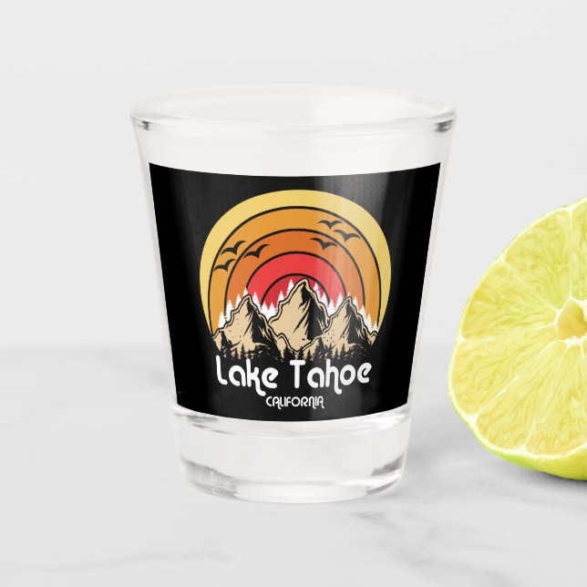 Vintage Lake Tahoe California Shot Glass (Front)
