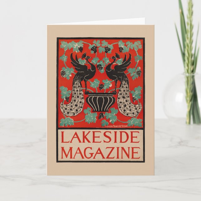 Vintage Lakeside Magazine Card (Front)