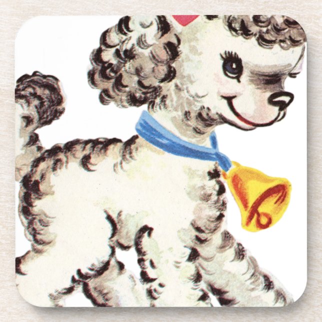 Vintage Lamb Coaster (Front)