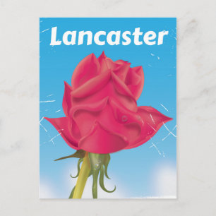 Vintage Lancaster,England travel poster Postcard