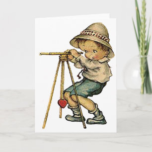 Vintage Land Surveyor - True Love Holiday Card