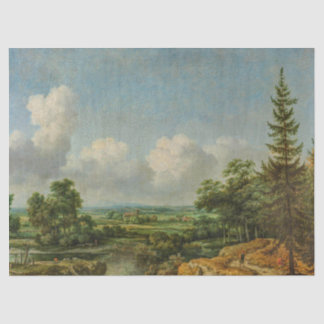 Vintage Landscape and Sky Scene Decoupage Tissue Paper