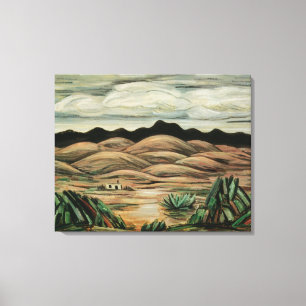 Vintage Landscape, Desert Scene by Marsden Hartley Canvas Print