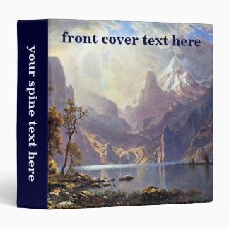 Vintage Landscape, Lake Tahoe by Albert Bierstadt Binder