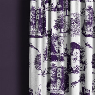 Vintage Landscape Toile Fabric