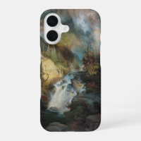 Vintage Landscape Waterfall in Mountains by Moran