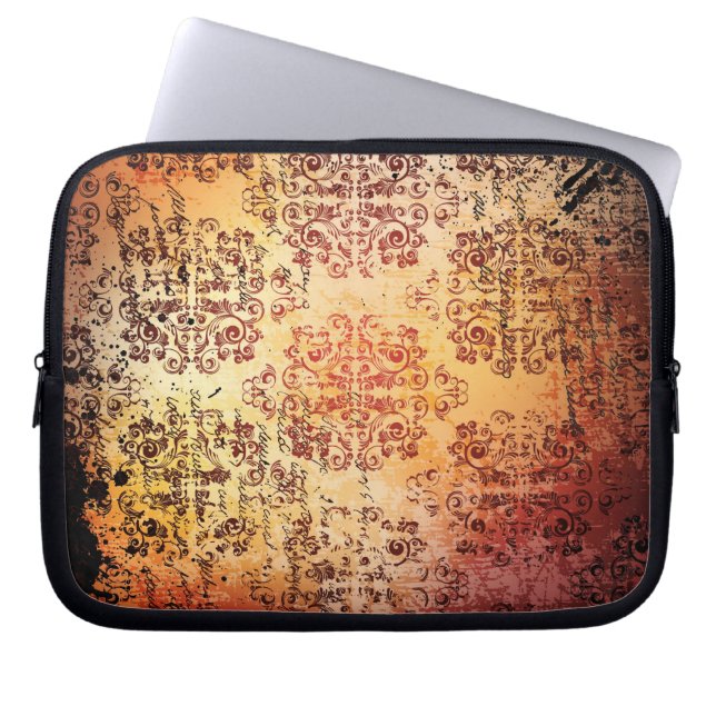 vintage laptop sleeve (Front)