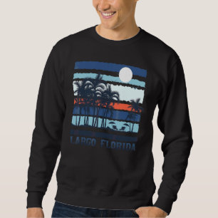 Vintage Largo Florida Summer Travel 70s 80s Beach Sweatshirt