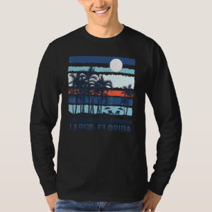 Vintage Largo Florida Summer Travel 70s 80s Beach T-Shirt