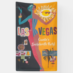Vintage Las Vegas Bachelorette Weekend Party  Banner