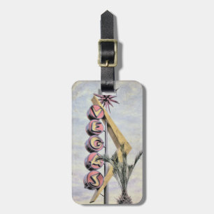 Vintage Las Vegas Nevada Sign Luggage Tag