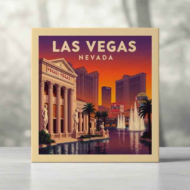 Vintage Las Vegas Nevada Tile (Creator Uploaded)