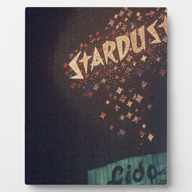 Vintage Las Vegas Stardust Hotel Plaque (Front)