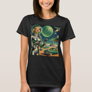 Vintage Laser Beam Pin-Up T-Shirt