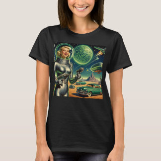 Vintage Laser Beam Pin-Up  T-Shirt