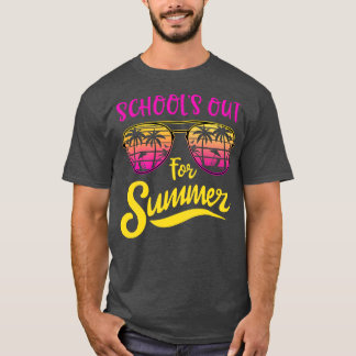 Vintage Last Day Of School Schools Out For Summer T-Shirt