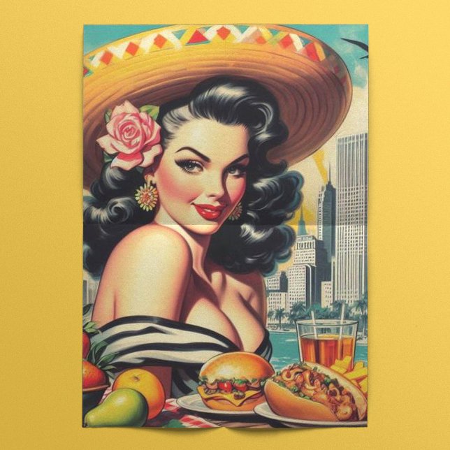 Vintage Latina Painting Tissue Paper (Creator Uploaded)