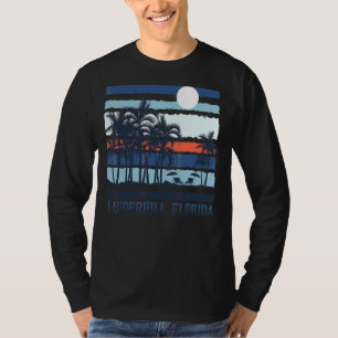 Vintage Lauderhill Florida Summer 70s 80s Beach So T-Shirt