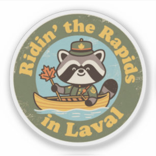 Vintage Laval Quebec Whitewater Canoeing