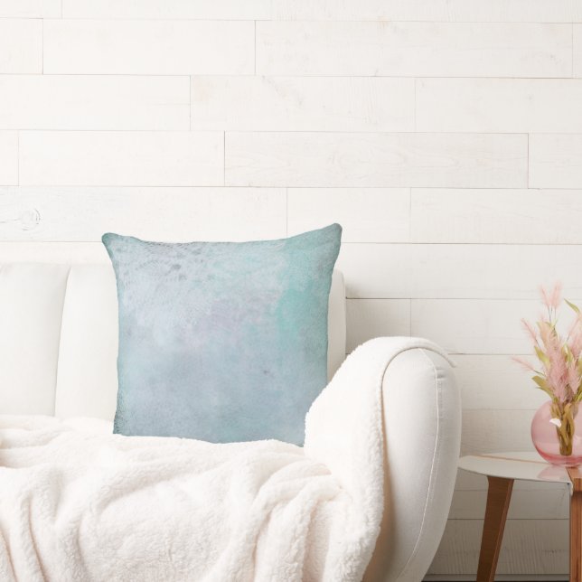 Vintage Lavender Lace Pattern Throw Pillow (Couch)