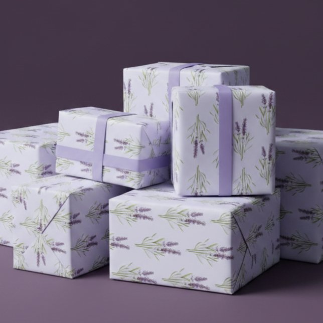 Vintage Lavender pattern Wrapping Paper (Creator Uploaded)