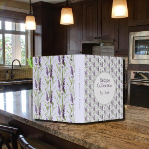 Vintage Lavender - your recipes Binder