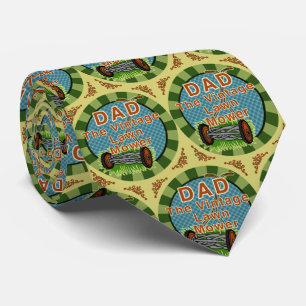 Vintage Lawn Mower tie