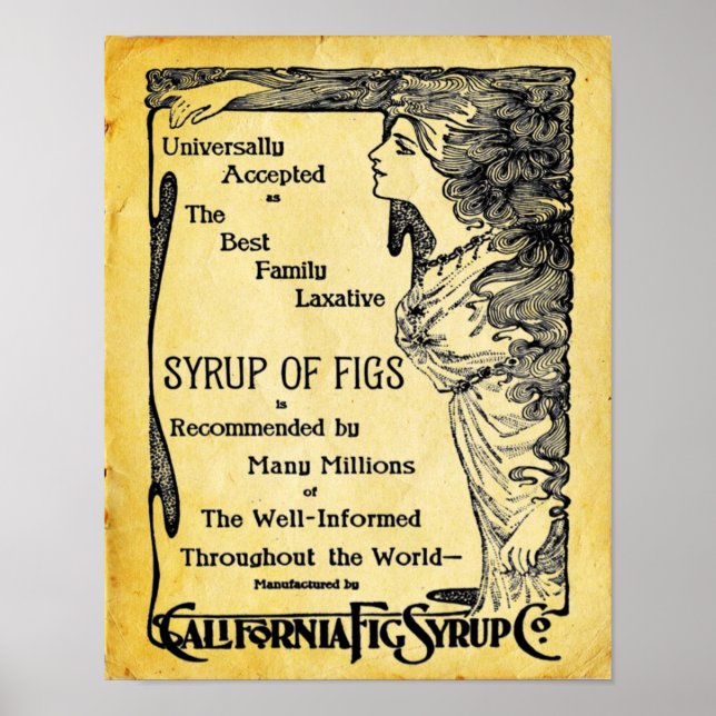 Vintage Laxative Poster (Front)