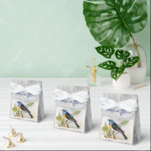 Vintage Lazulli Bunting Blue Bird Customizable