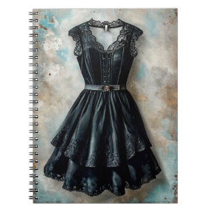Vintage (LBD) Little Black Dress Art Notebook