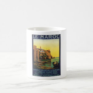 Vintage Le Maroc Morocco Coffee Mug