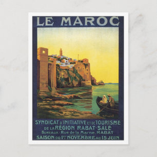 Vintage Le Maroc Morocco Postcard