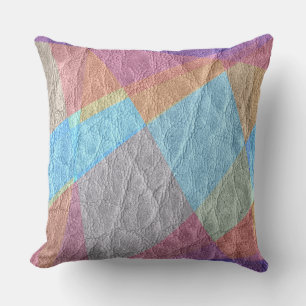 Vintage Leather #3 Throw Pillow