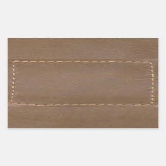 Vintage LEATHER Look Print Finish : Template Sticker