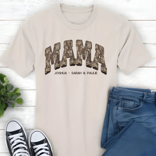 Vintage Leather n' Lace Country Varsity Mama Tri-Blend Shirt
