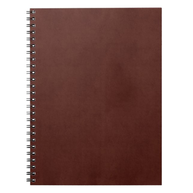 Vintage Leather Tanned Brown Parchment Paper Notebook (Front)