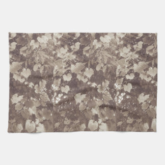 VINTAGE LEAVES KITCHEN TOWEL