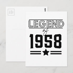 Vintage Legend of 1957 Postcard