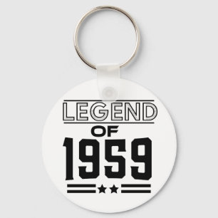 vintage legend of 1959 keychain