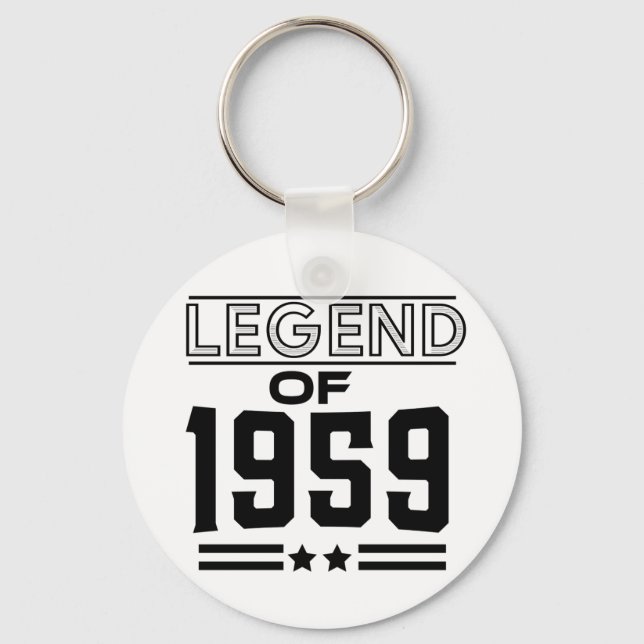 vintage legend of 1959 keychain (Front)