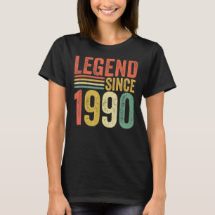 Vintage Legend Since 1990 32th Birthday Retro Men T-Shirt