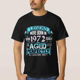 Vintage Legend Were Born In 1972 T-Shirt