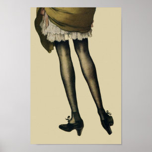 Vintage Legs Poster
