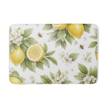 Vintage Lemon Blossom Pattern | Cottagecore Citrus