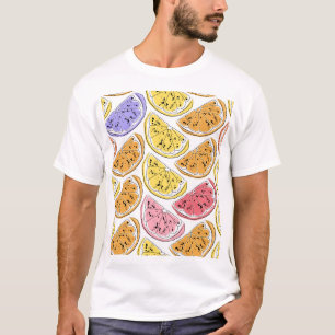 Vintage Lemon Citrus Summer Texture T-Shirt
