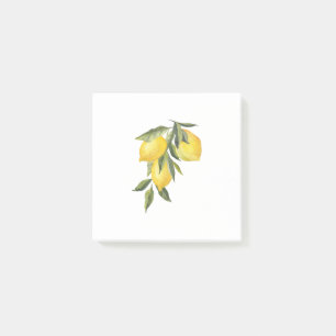 Vintage Lemon Post-It Note 