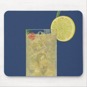 Vintage Lemonade or Fruit Soda, Drinks Beverages Mouse Pad